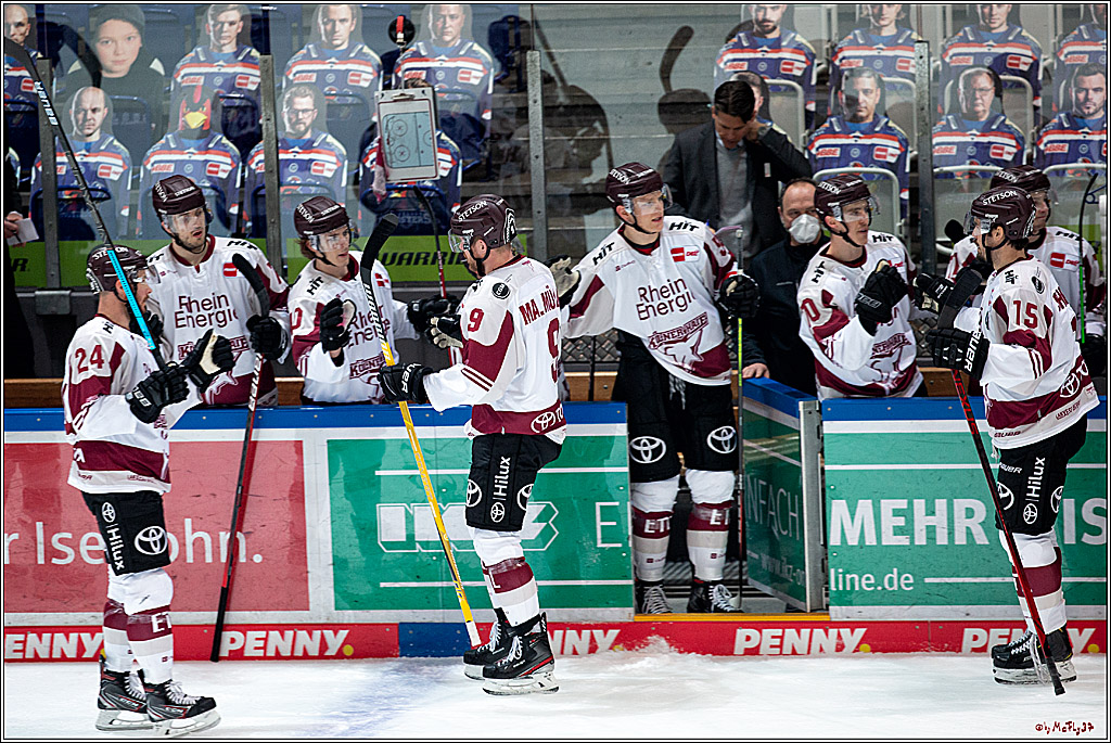 PENNY DEL;  Iserlohn Roosters - Koelner Haie; Iserlohn, 13.01.2021